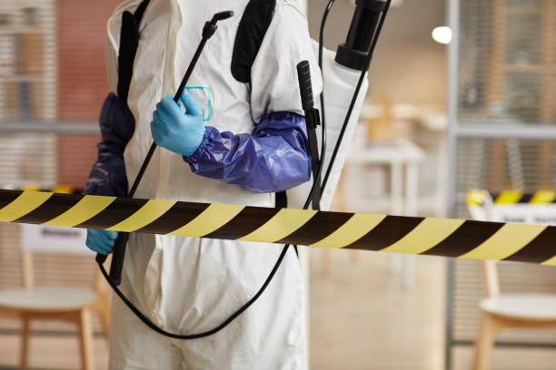 Professional Biohazard Cleanup technician working in Ball Ground, GA